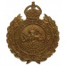 Rhodesia British South Africa Police Helmet Plate/Cap Badge - King's Crown (c. 1933-45)