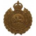 Rhodesia British South Africa Police Helmet Plate/Cap Badge - King's Crown (c. 1933-45)