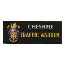 Cheshire Traffic Warden Cloth Patch Badge