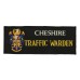 Cheshire Traffic Warden Cloth Patch Badge
