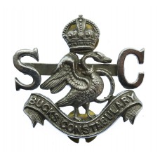 Buckinghamshire Special Constabulary Collar Badge - King's Crown