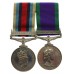 OSM Afghanistan & Campaign Service Medal (Clasp - Northern Ireland) Pair - Mne. L. Dunning, Royal Marines