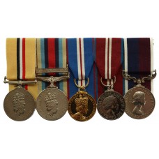 Iraq and OSM Afghanistan Long Service Medal Group of Five - Sgt. D.R. Darley, Royal Air Force