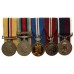 Iraq and OSM Afghanistan Long Service Medal Group of Five - Sgt. D.R. Darley, Royal Air Force