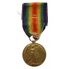 WW1 Victory Medal - Pte. C.H. Ward, East Yorkshire Regiment - Wounded