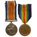 WW1 British War & Victory Medal Pair - Pte. W.R. Byass, 21st (Yeoman Rifles) Bn. King's Royal Rifle Corps