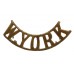 West Yorkshire Regiment (W.YORK) Shoulder Title