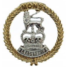 Mons Officer Cadet School Anodised (Staybrite) Cap Badge