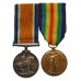 WW1 British War & Victory Medal Pair - Sjt. H. Hilton, 3rd County of London Yeomanry