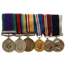 CSM (Gulf), Afghanistan, Iraq and Royal Naval Long Service & Good Conduct Medal Group of Six - LCH. M.C. Thomas, Royal Navy