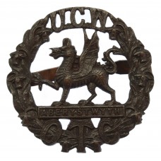 Aberystwyth University O.T.C. Officer's Service Dress Cap Badge