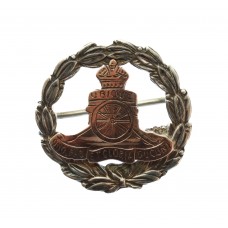 Royal Artillery Rose Gold on Sterling Silver Sweetheart Brooch