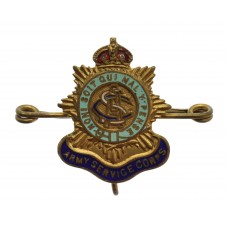 WW1 Army Service Corps (A.S.C.) Enamelled Sweetheart Brooch