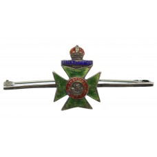 King's Royal Rifle Corps (K.R.R.C.) Sterling Silver & Enamel 