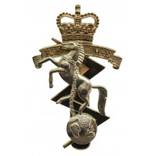 Royal Electrical & Mechanical Engineers (R.E.M.E.) Anodised (Staybrite) Cap Badge