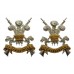 Pair of 3rd Carabiniers Officer's Collar Badges