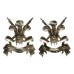 Pair of 3rd Carabiniers Officer's Collar Badges
