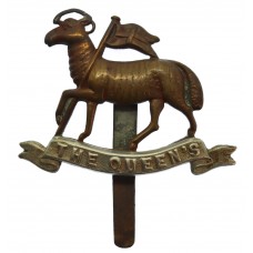 The Queen's (Royal West Surrey) Regiment Bi-metal Cap Badge