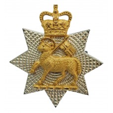 Queen's Royal Surrey Regiment Officer's Cap Badge