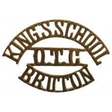 King's School Bruton, Somerset O.T.C. (KING'S/O.T.C./BRUTON) Shoulder Title