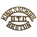 King's School Bruton, Somerset O.T.C. (KING'S/O.T.C./BRUTON) Shoulder Title