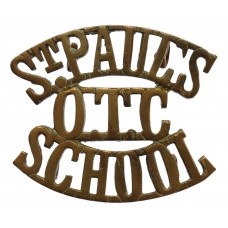 St. Paul's School O.T.C. (ST. PAUL'S/ O.T.C./SCHOOL) Shoulder Title