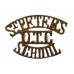 St Peter's School O.T.C. (St. PETER'S/O.C.T./SCHOOL) Shoulder Title