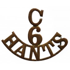 6th Cadet Bn. Hampshire Regiment (C/6/HANTS) Shoulder Title