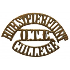 Hurstpierpoint College O.T.C. (HURSTPIERPOINT/O.T.C./COLLEGE) Shoulder Title