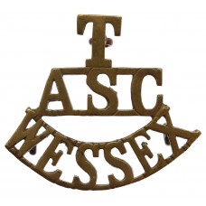 Army Service Corps Territorials Wessex Divisional Transport & Supply Columns (T/ASC/WESSEX) Shoulder Title