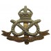 South Staffordshire Regiment Cap Badge - King's Crown