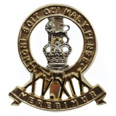 15th/19th Hussars Anodised (Staybrite) Cap Badge