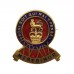 15th/19th Hussars Enamelled Lapel Pin Badge - Queen's Crown