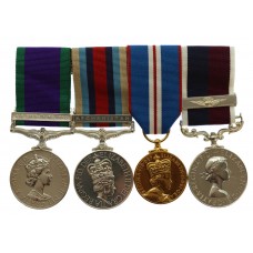CSM (Air Operations Iraq), OSM Afghanistan, 2002 Golden Jubilee and RAF Long Service & Good Conduct Medal (with Bar) Group of Four - Cpl. G.J. Stebbing, Royal Air Force