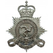 Isle of Man Constabulary Helmet Plate - Queen's Crown