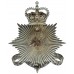 Isle of Man Constabulary Helmet Plate - Queen's Crown