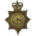 Dorset Constabulary Night Helmet Plate - Queen's Crown