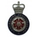 Lancashire Constabulary Enamelled Cap Badge - Queen's Crown