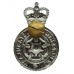 Lancashire Constabulary Enamelled Cap Badge - Queen's Crown