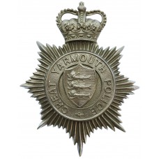 Great Yarmouth Police Helmet Plate - Queen's Crown