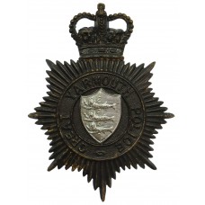 Great Yarmouth Police Night Helmet Plate - Queen's Crown