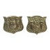 Pair of Norwich City Police White Metal Collar Badges