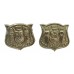 Pair of Norwich City Police White Metal Collar Badges