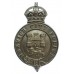 Norwich City Police Chrome Helmet Plate - King's Crown