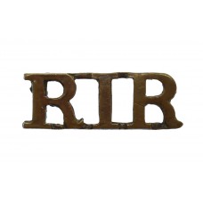 Royal Irish Rifles (R.I.R.) Shoulder Title
