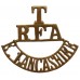 East Lancashire Territorial Division Royal Field Artillery (T/RFA/E.LANCASHIRE) Shoulder Title