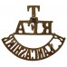 East Lancashire Territorial Division Royal Field Artillery (T/RFA/E.LANCASHIRE) Shoulder Title