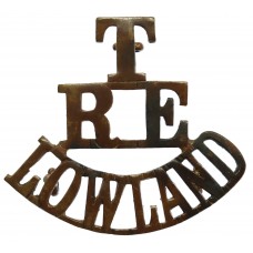 Royal Engineers Territorials Lowland Divisional Engineers (T/RE/LOWLAND) Shoulder Title