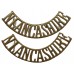 Pair of Loyal North Lancashire Regiment (N.LANCASHIRE) Shoulder Titles