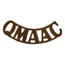 Queen Mary's Army Auxiliary Corps (Q.M.A.A.C.) Shoulder Title